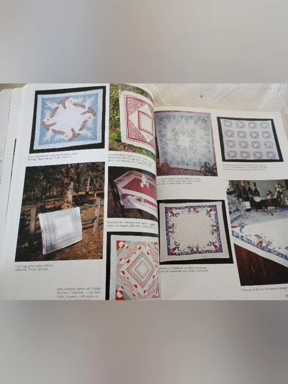 Vintage Tablecloths Collector Guide – Blue Cover